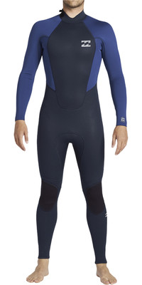 2023 Billabong Mens Intruder 3/2mm Back Zip GBS Wetsuit ABYW100202 - Navy